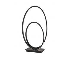 WOFI NIA Tischleuchte, Acryl, 16 W, Schwarz