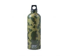 Alusport Bottles Drink Eco Camouflage Sportflasche, Unisex, Erwachsene, mehrfarbig, L