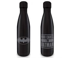 DC Comics MDB25541 Trinkflasche aus Stahl, 500 ml, Aufschrift Je Suis Batman, Unisex, Mehrfarbig, 500 ml
