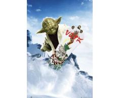 empireposter Star Wars - Yoda - Snowboarding - Filmposter Kino Movie Science Fiction Sci Fi - Grösse 61x91,5 cm
