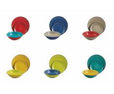 VILLA DESTE HOME Geschirr 18er Set Baita