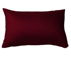fleuresse Colours Kissenbezug, Mako Satin, pflaume, 40 x 60 cm