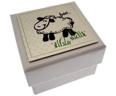 WHITE COTTON CARDS Schaf Childrens Party Hochzeitsbox Geschenkbox, Tütenfüller, mit Deckel