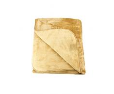 Amago Wohn- und Kuscheldecke, Cashmere-Feeling, Sand, 220 x 240 cm, 40024-70-2040