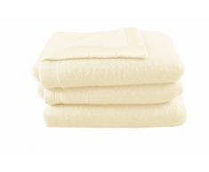 Comptoir du Linge Decke Wolle 500 Grs, gebrochenes weiß, 180 x 220 cm