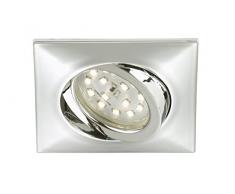 Briloner LeuchtenLED Einbauleuchte, Einbaustrahler, LED Strahler, Spots, Deckenstrahler, Deckenspot, Lampen Wohnzimmer, LED Einbaustrahler 230v, Deckeneinbauleuchten, Einbaulampe, schwenkbar, eckig