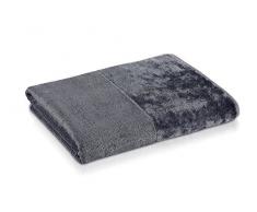 möve Bamboo Luxe Duschtuch 80 x 150 cm aus 60% Baumwolle / 40% Viskose aus Bambus-Zellstoff, stone