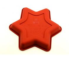 Pati-Versand Silikonform, Silikon, Rot, Durchmesser: 260mm Höhe: 40mm