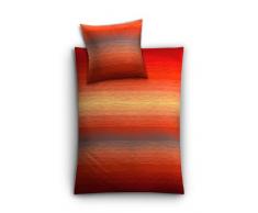 Kleine Wolke 6176455954 Bettwäsche Chicago, 155 x 220 cm, paprika