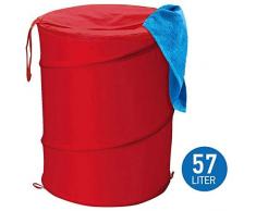 art moon Wäschekorb, Polyester, Rot, 37 x 52 cm