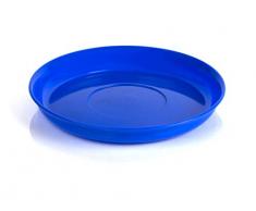 Kimmel Kindergedeck Untertasse bruchsicher stapelbar Mehrweg, Kunststoff, Blau