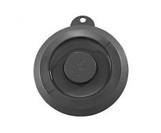 Lurch 220600 Universaldeckel für Töpfe, Pfannen und Schüsseln, Silikon, grau, 15 x 15 x 1,5 cm