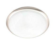 Brilliant Tunis Wand und Deckenleuchte, 1x E27 maximum 60 W, Glas, edelstahl 90218/82