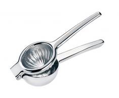 Moha Limone Profi Zitronenpresse, Edelstahl, Silber, 7.8 x 5 x 21.5 cm