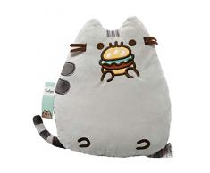 Pusheen Burger Kissen, grau, 37x30x7cm
