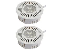 OSRAM LED Einbaustrahler TRESOL / Unterputz LED Einbauleuchte - anschlussfertig / 4,5W, warmweià - 3200K, weià - 2er Pack