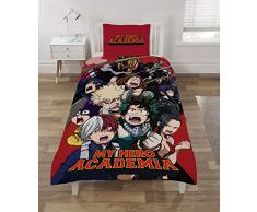 MY HERO ACADEMIA SP1-MHA-MHA-12 Bettwäsche-Set, Polyester, Mehrfarbig, Einzelbett