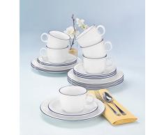 Seltmann Weiden 001.718893 Compact Blaurand Kaffeeservice 18 tlg.