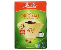 Melitta Filtertüten 101, Aromapor Papier, Naturbraun, 40 Stück