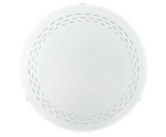 EGLO Deckenleuchte, Metall, Integriert, Weiß