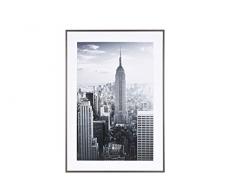 Henzo Manhattan Bilderrahmen, Metall, grau, 50 x 70 x 2 cm