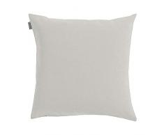 LINUM Annabell Kissenhülle, Baumwolle, Hellgrau, 50 x 50 cm