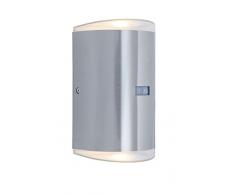 LUTEC Außenleuchte Path, Metall, silber, 27,5 x 21 x 24 cm