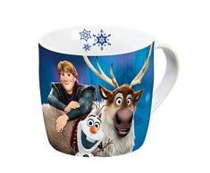 Disney Frozen 12754 Olaf & Sven Tasse, Porzellantasse, Kaffeetasse, Kindertasse, Porzellan, Mehrfarbig