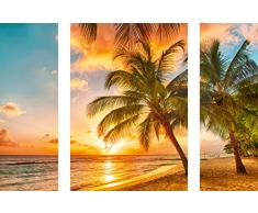 Eurographics 50x70 Wandtattoo, Papier, DP-DC2046 Island of Barbados, 70 x 50 x 0.4 cm