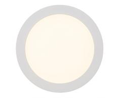 Brilliant Laureen flache Einbauleuchte, Panel, LED integriert, 1x 18 W, 1620lm, 3000K, Metall Kunststoff, weiß G94661/05