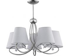 ALFA Sosnowscy KRONLEUCHTER SIENA 5, silber