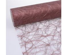 Deko AS GmbH Sizoweb Tischband Rubin 20 cm Rolle 25 Meter - 64-200-25-042