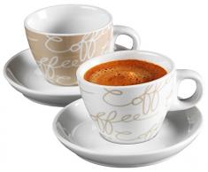Ritzenhoff & Breker Espresso-Set Cornello, 4-teilig, Creme, 80ml