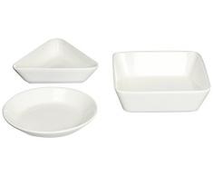 Iittala Teema White/valkoinen Schalen, Porzellan, Weiß, 12 x 12 x 3 cm, 3-Einheiten