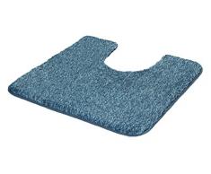 Kleine Wolke WC-Vorleger Seattle / 55 x 50 cm/Farbe Iceblue Badteppich, Polyester, 55x50x3 cm