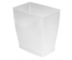 iDesign 64720EU Spa Rechteckiger Mülleimer, 11 Liter, mattiert