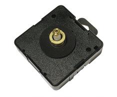 Rayher 8930200 Quarz-Uhrwerk, 16,2 mm Achse, für Zifferblätter, Wanduhr selbst gestalten, zum Basteln