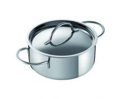 KUHN RIKON 37345 Kochgeschirr Topf Mehrschicht Circolo Kochtopf 4.0L/22cm optimale Hitzerverteilung Edelstahl
