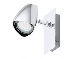 EGLO CORBERA Spot, Wandleuchte, Stahl, GU10, 3 W, chrom