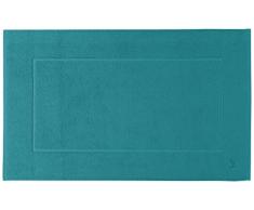 möve Superwuschel Badteppich 60 x 60 cm aus 100% Baumwolle, lagoon