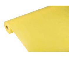 Papstar, Tischdecke, stoffähnlich, Vlies soft selection 25 m x 1,18 m gelb, #82341