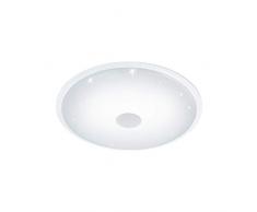 EGLO LANCIANO Deckenleuchte Stahl 80 W, weiss, transparent