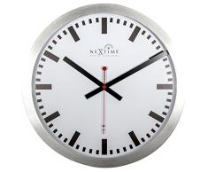 NeXtime Funkuhr Wanduhr Bahnhofsuhr STATION - RCC, sehr leise, rund, ø 35 cm