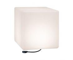 Paulmann 941.82 Outdoor Plug & Shine Lichtobjekt Cube IP67 3000K 575lm 24V Würfelleuchte Dekowürfel Aussenleuchte Gartenbeleuchtung Terassenleuchte 94182