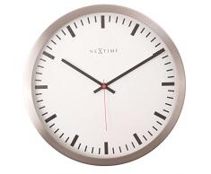 NeXtime Wanduhr Stripe, lautlos, rund ø 25 cm