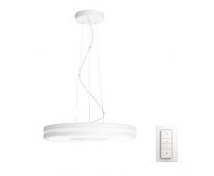 Philips Hue LED Pendelleuchte Being, dimmbar, alle Weißschattierungen, steuerbar via App, kompatibel mit Amazon Alexa (Echo, Echo Dot), weiß