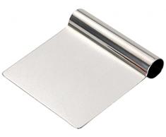 DE BUYER Teigschaber, Edelstahl, Silber, 11.8 x 11.4 x 3 cm