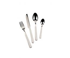 Excelsa Wood Tafelbesteck 24-teilig, Edelstahl Bianco