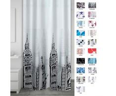 RIDDER 403240 Duschvorhang Textil ca. 180 x 200 cm, Freedom