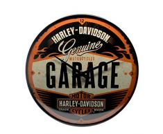 Nostalgic-Art 51083 Harley-Davidson - Garage, Wanduhr 31cm